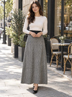 Bag Hip Skirt styled on a model