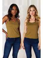 Full Size Round Neck Slim Cami Plus