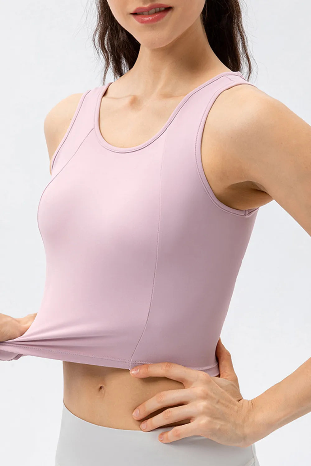 Round Neck Wide Strap Active Tank (11)