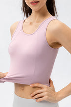 Round Neck Wide Strap Active Tank (11)