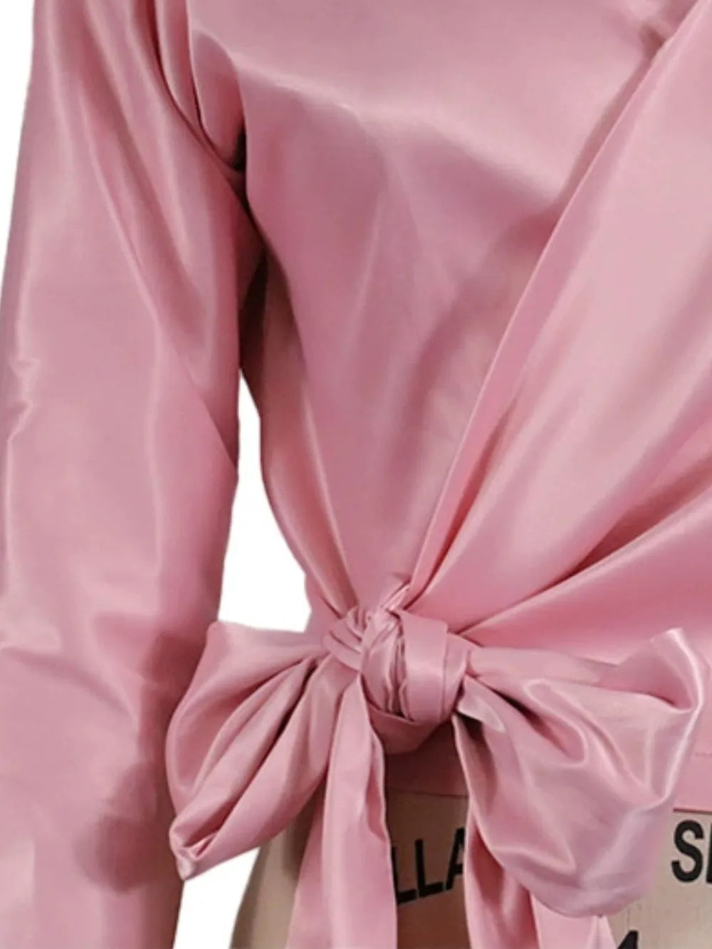 Surplice Long Sleeve Blouse (4)