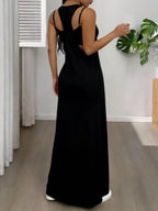 Scoop Neck Cami Maxi Dress Set (10)