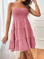 Smocked Tiered Cami Dress (5)