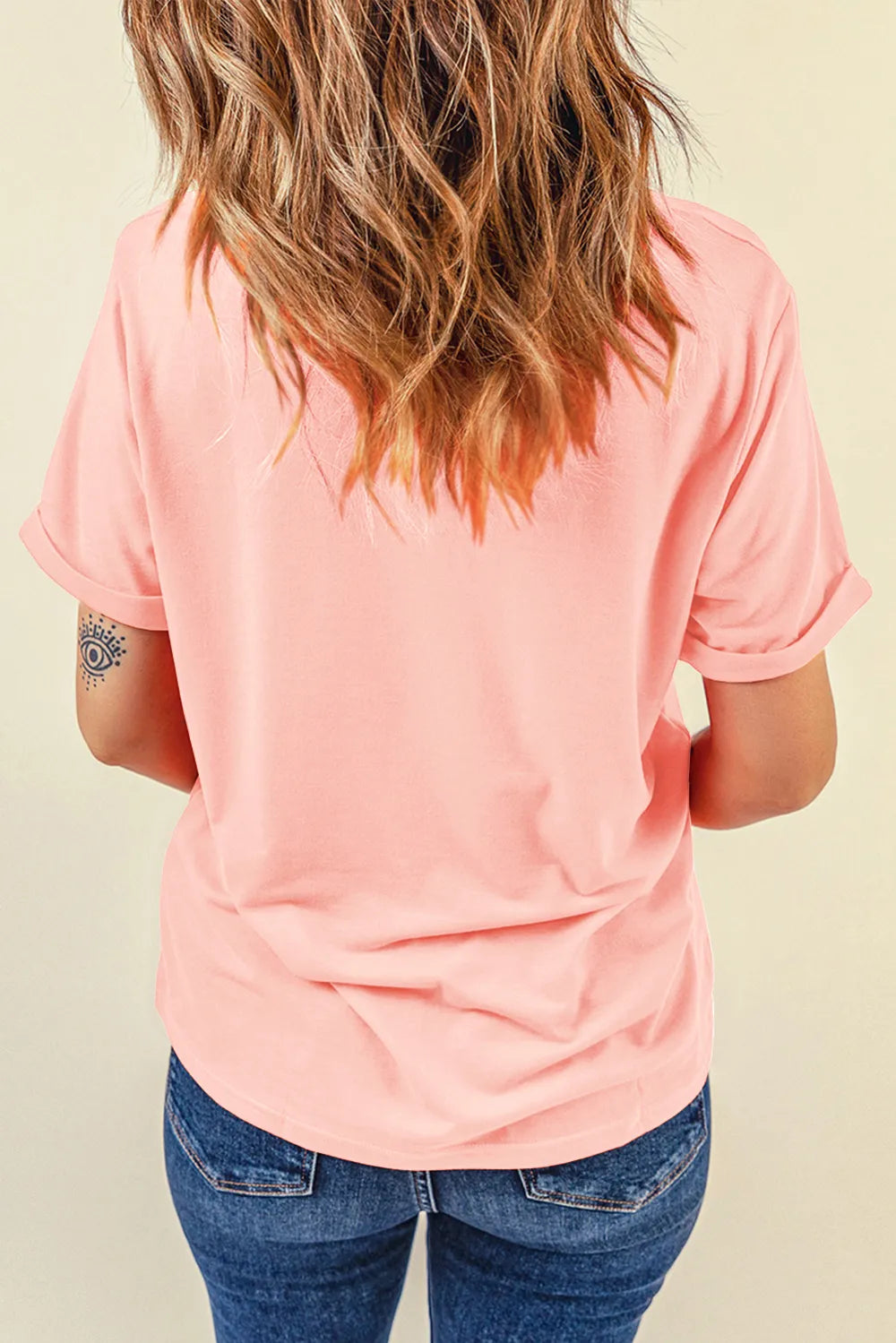 Round Neck Short Sleeve T-shirt (12)