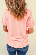 Round Neck Short Sleeve T-shirt (12)