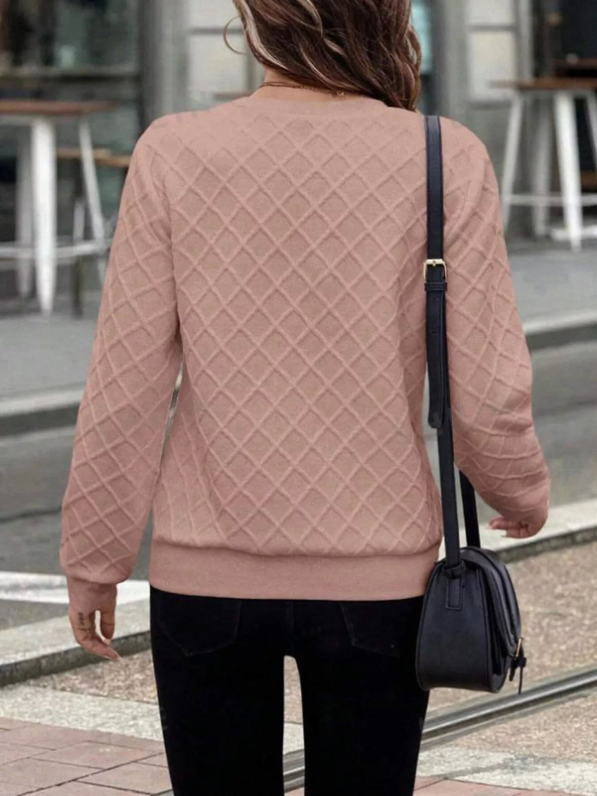 Textured Quarter-zip Sweatshirt (17)
