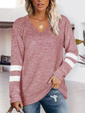 V-neck Raglan Sleeve T-shirt