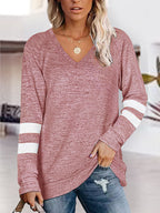 V-neck Raglan Sleeve T-shirt