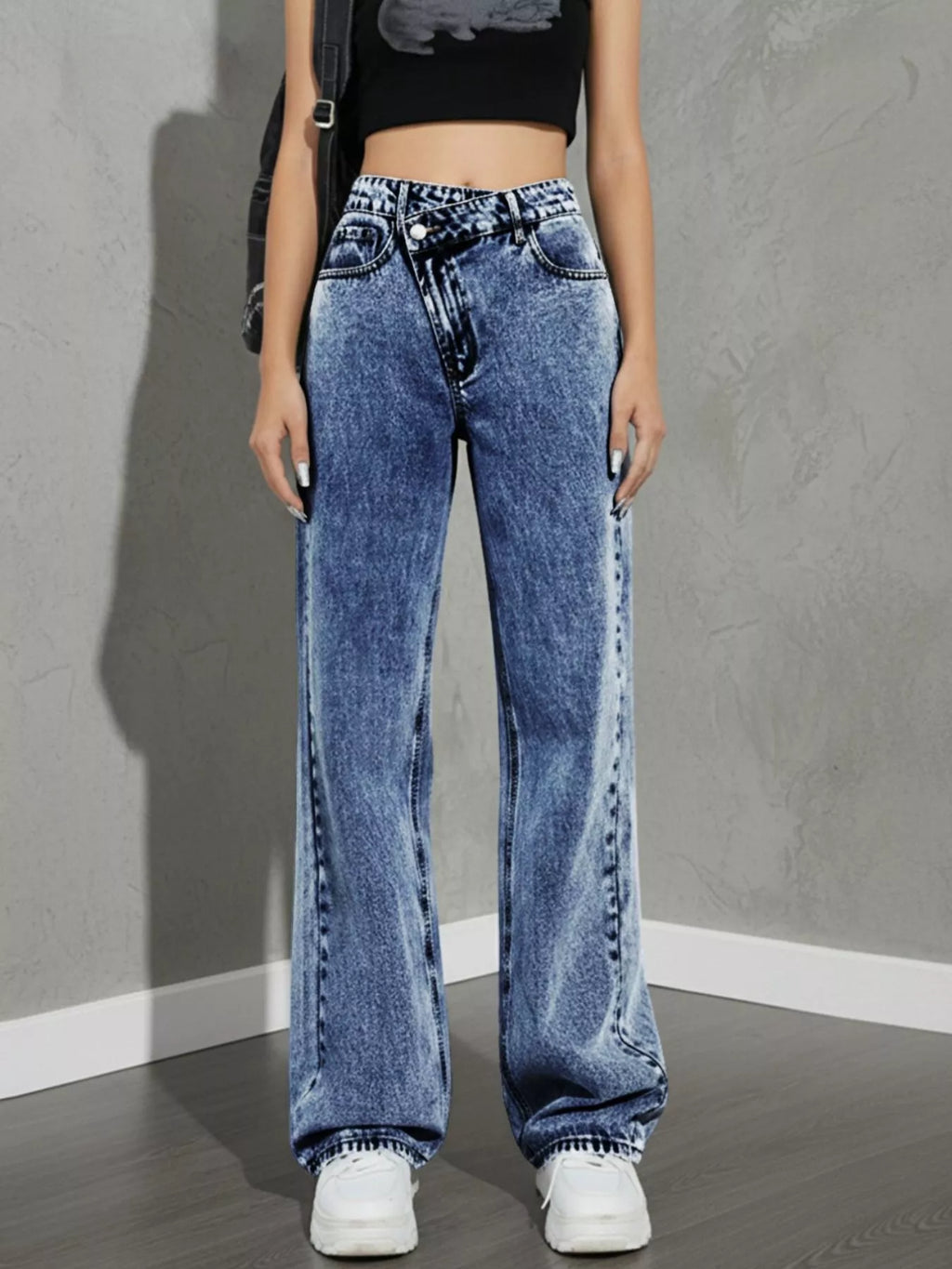 High Waist Wide Leg Jeans (19)