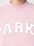 Polka Dot Letter Graphic Sweatshirt (2)
