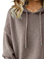 Drawstring Long Sleeve Hooded Sweater (29)
