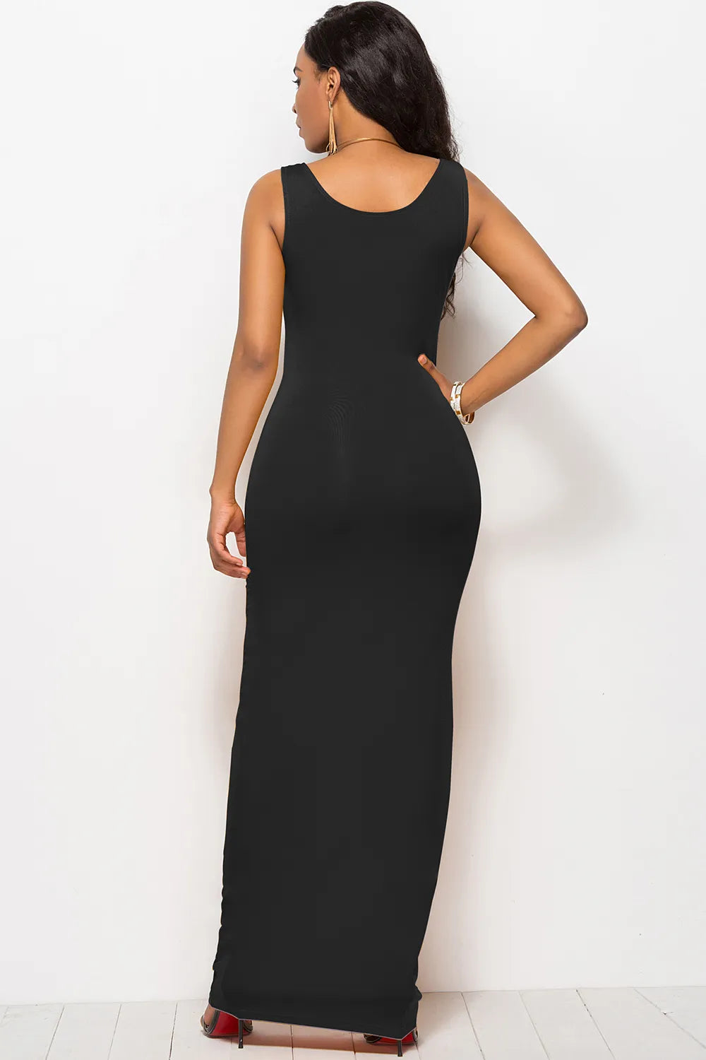Scoop Neck Wide Strap Maxi Dress (14)
