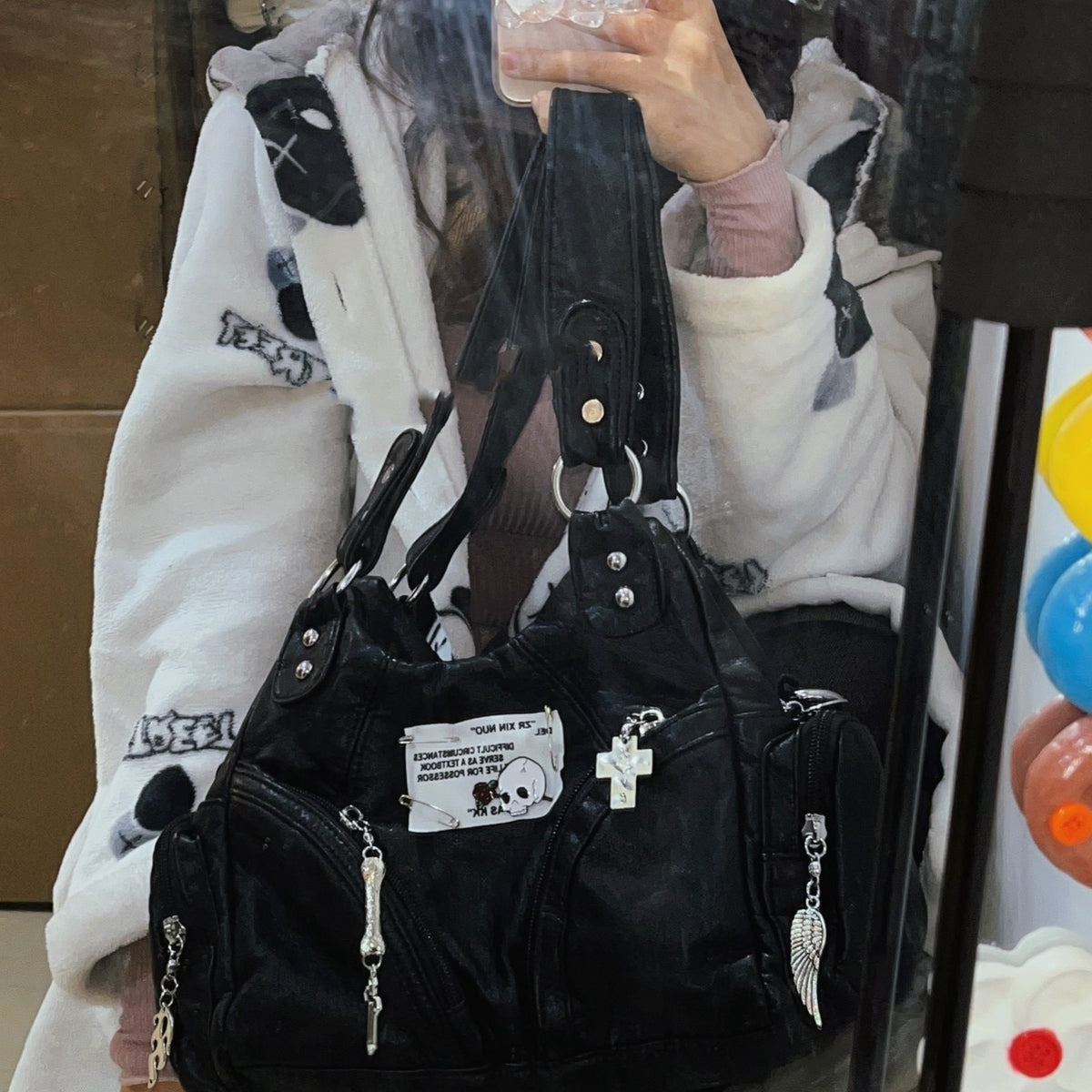 Soft Leather Vintage Armpit Crossbody Bag photo 2