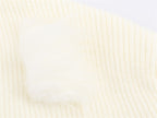 Casual V-neck Cuff Furry Knitted Dress photo 6