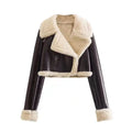 Short Lapel Long Sleeve Slim Jacket variant CJZP165061401AZ|CJZP165061402BY|CJZP165061403CX|CJZP165061404DW|CJZP165061405EV
