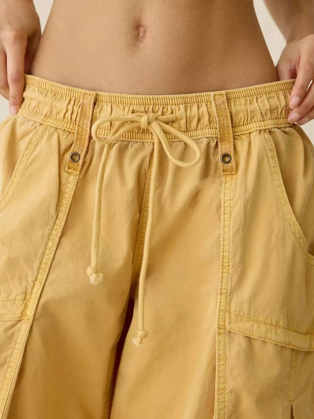 High-waisted Cargo Wide-leg Pants (9)