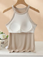 Grecian Neck Tank Chest Pads (2)