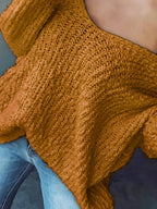 Loose Fit Long Sleeve Sweater (21)