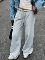 Wide Leg Drawstring Sweatpants (3)