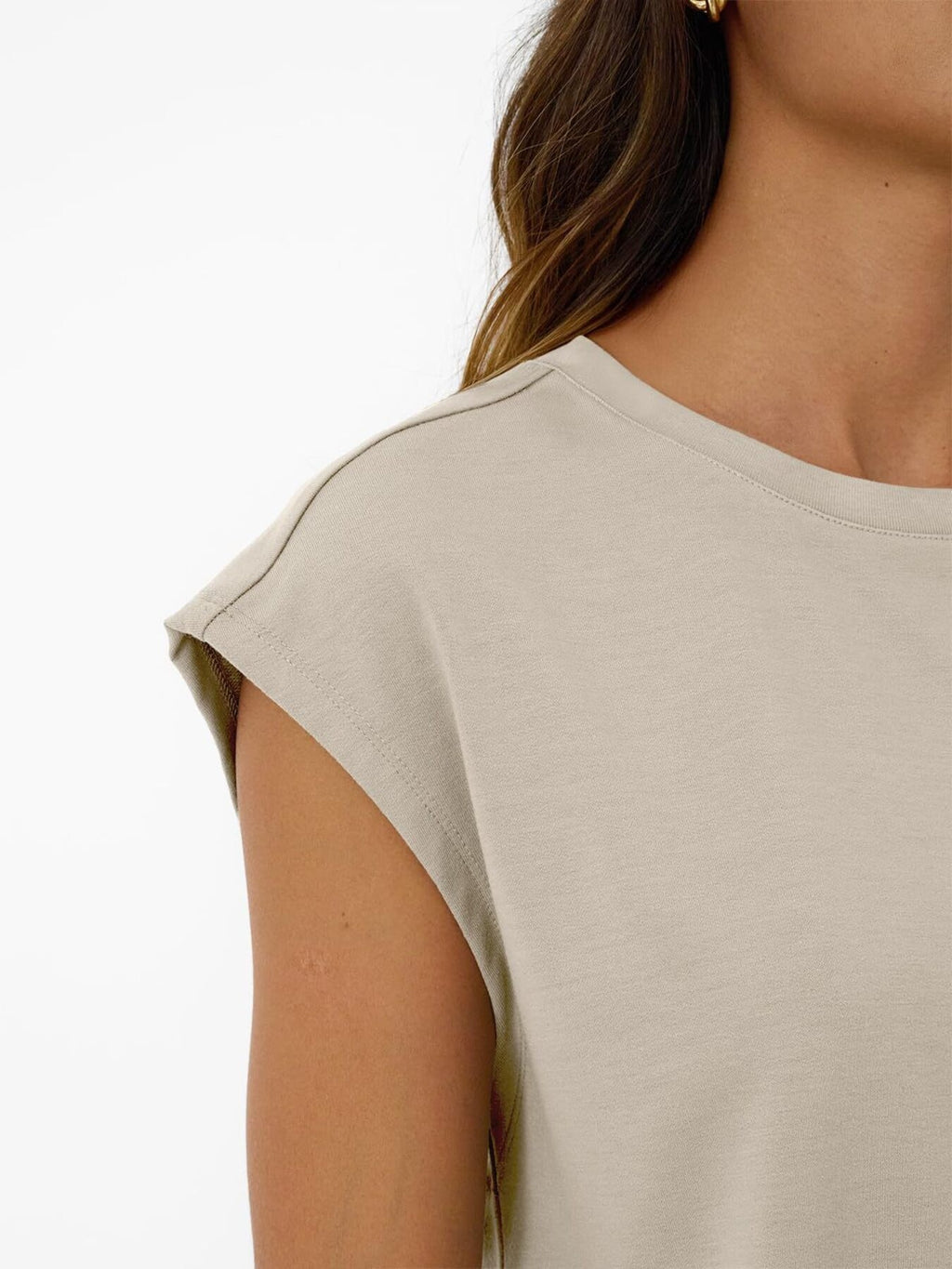 Round Neck Cap Sleeve Top Shorts Set (2)