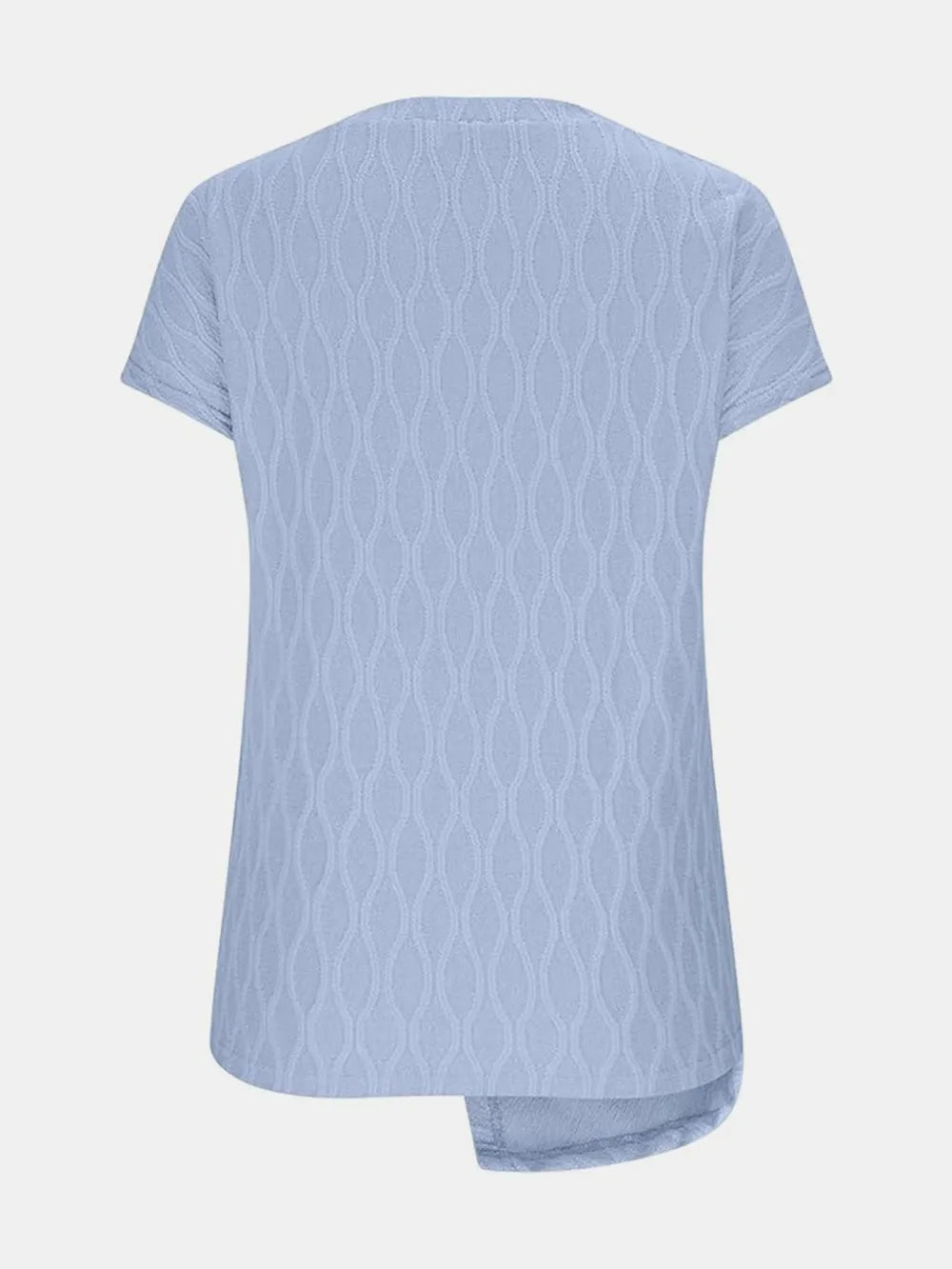 Full Size Round Neck Short Sleeve T-shirt (8)