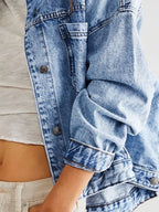 Pocketed Button Up Denim Jacket (12)