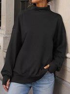Mock Neck Oversized Sweatshirt (8)