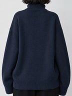 Turtleneck Dropped Shoulder Sweater (42)
