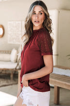 Round Neck Short Sleeve T-shirt (17)
