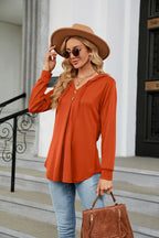 Long Sleeve Hooded Blouse (17)
