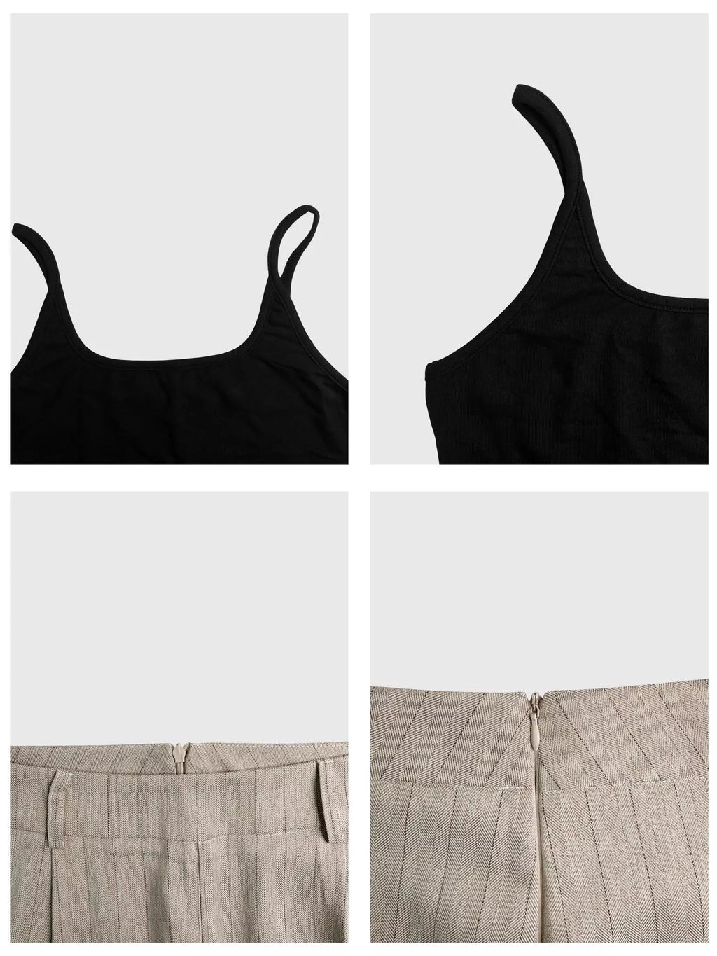 Sleeveless Top Wide-leg Pants Set (6)