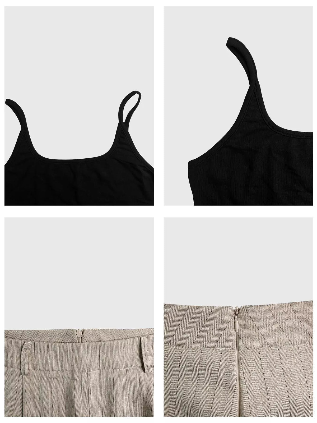 Sleeveless Top Wide-leg Pants Set (6)