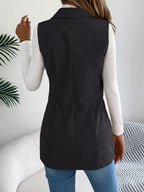 Button-front Longline Vest Coat (13)