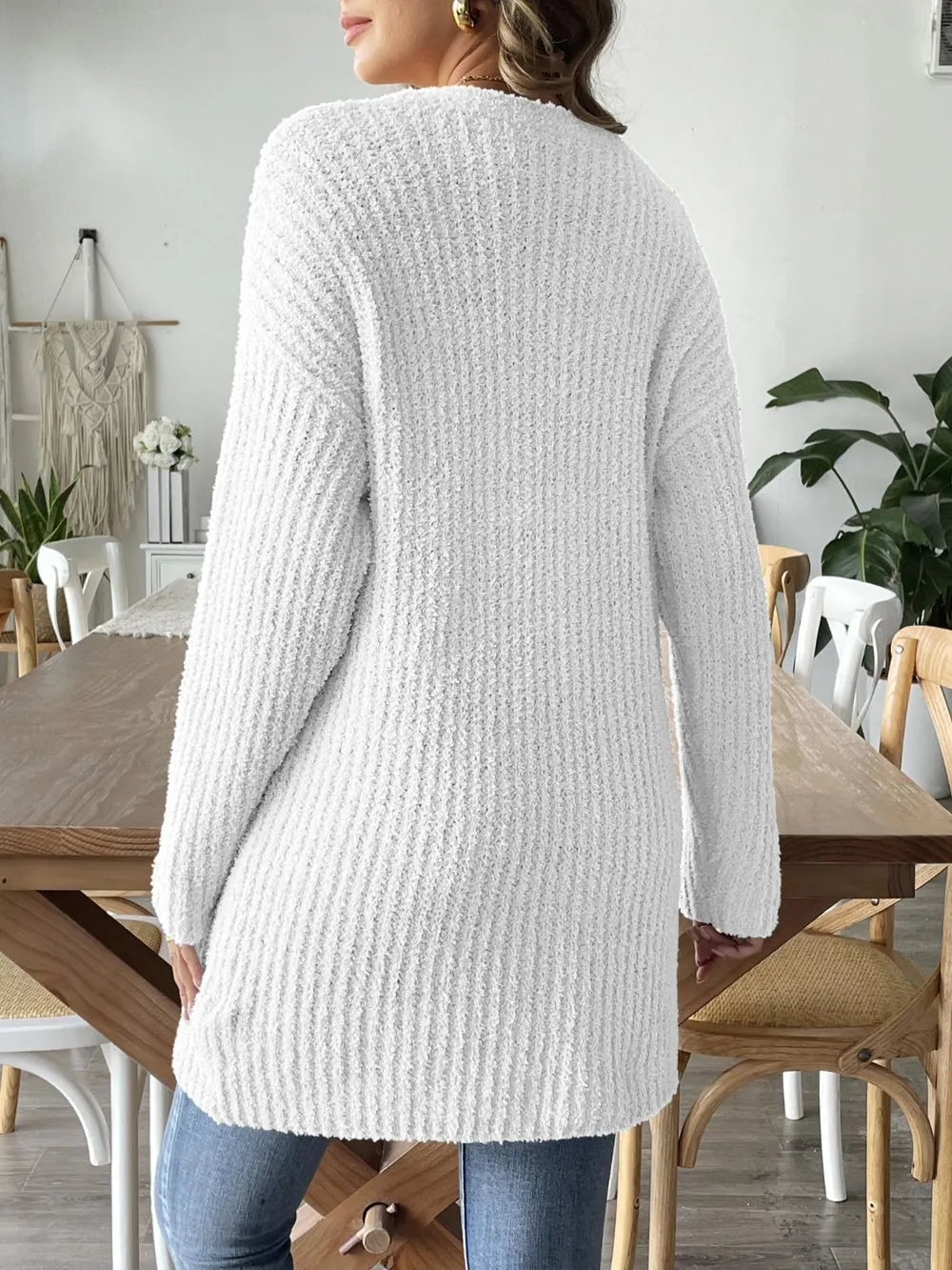 Open Front Long Sleeve Cardigan (5)