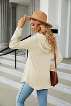 Long Sleeve Hooded Blouse (6)
