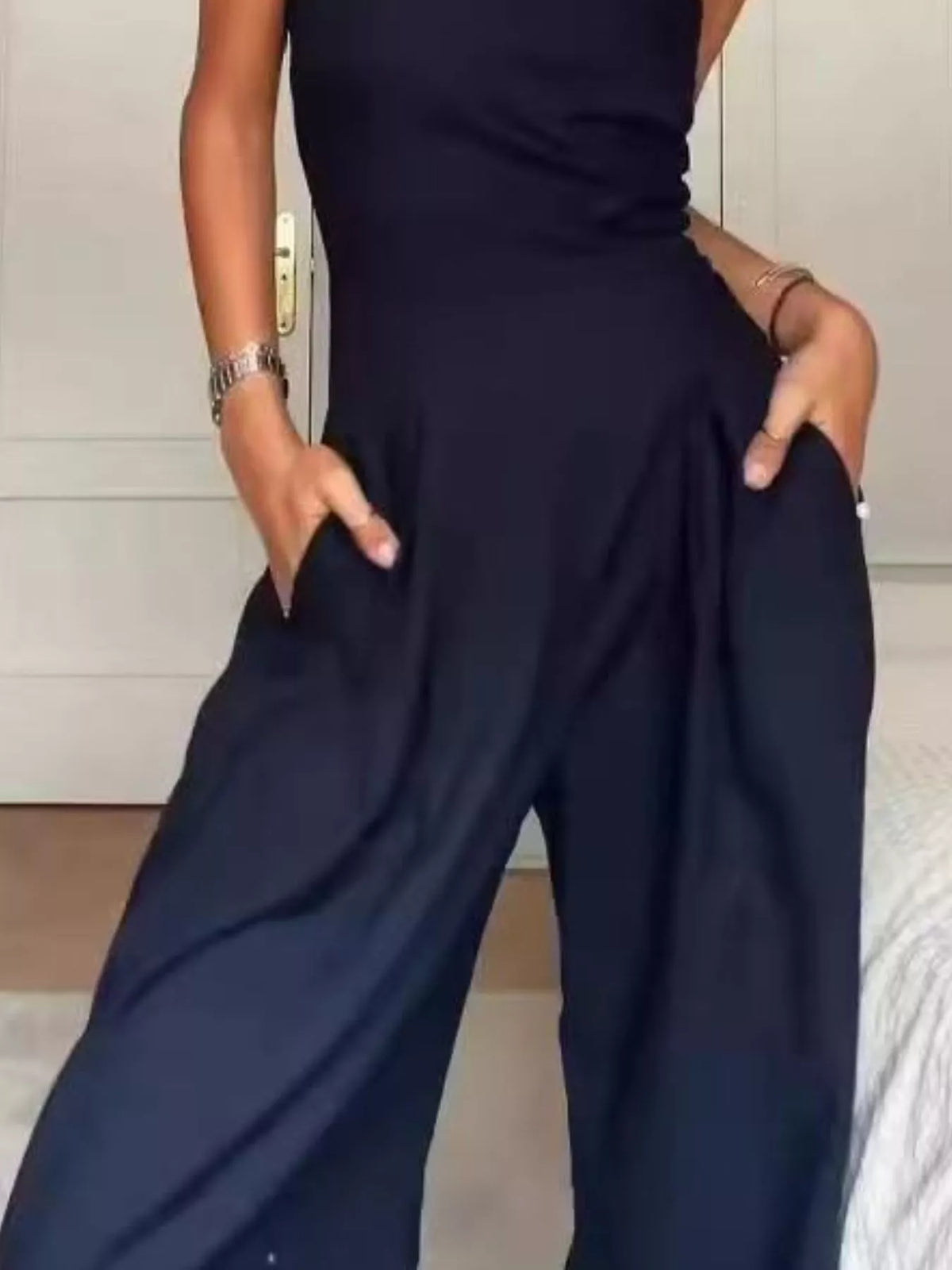 Strapless Wide Leg Jumpsuit (9)
