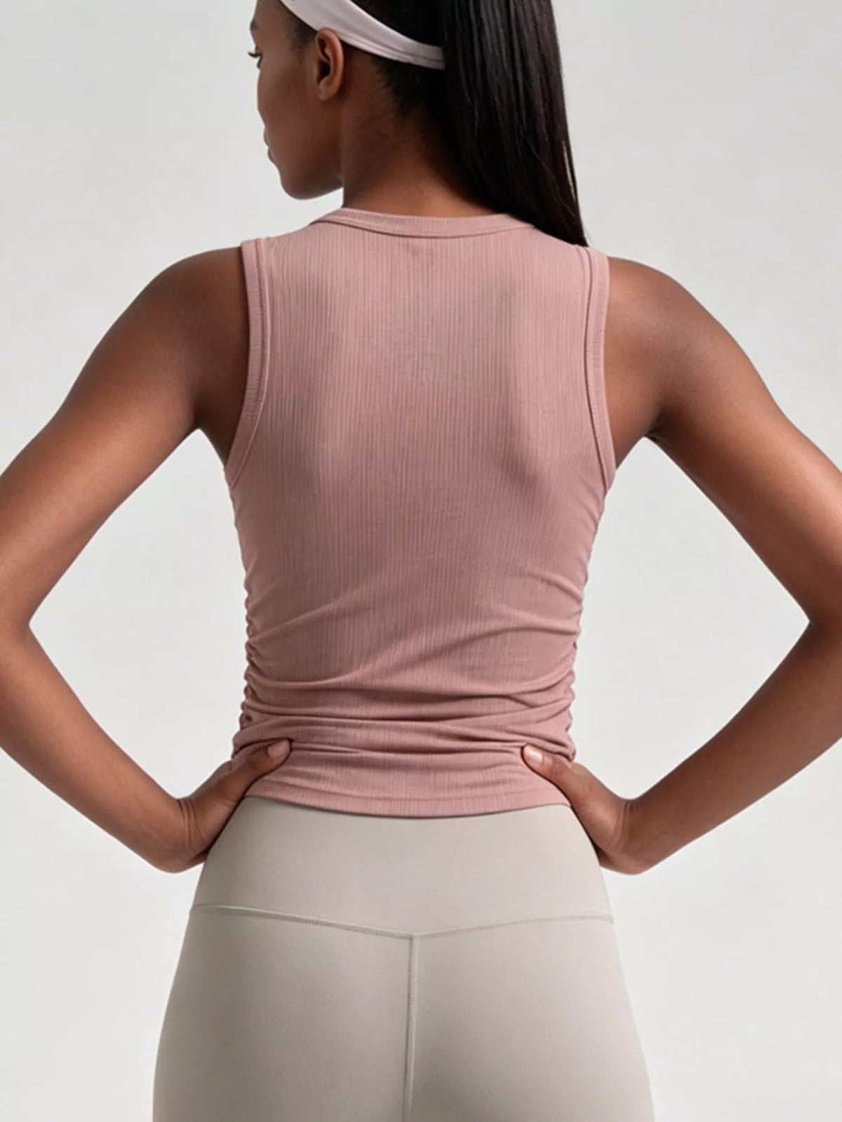 Ribbed Ruched Active Tank (9)