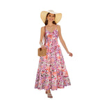Bohemian Print Slip Dress Vacation photo 3