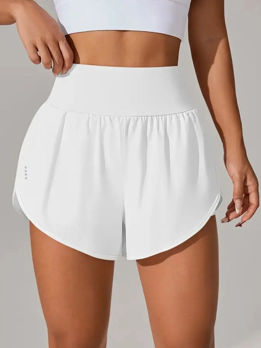 Pocketed High Waist Active Shorts (3)