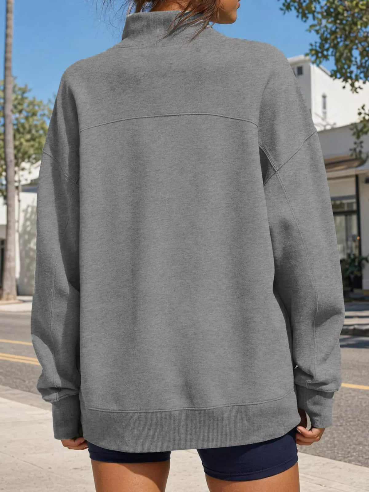 Mock Neck Oversized Sweatshirt (15)