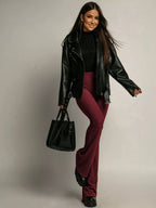 High-waisted Flared Pants (6)
