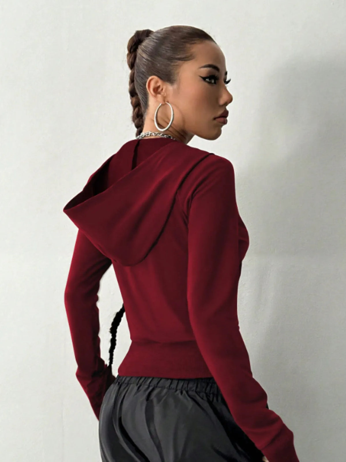 Zip-up Long Sleeve Hoodie (17)