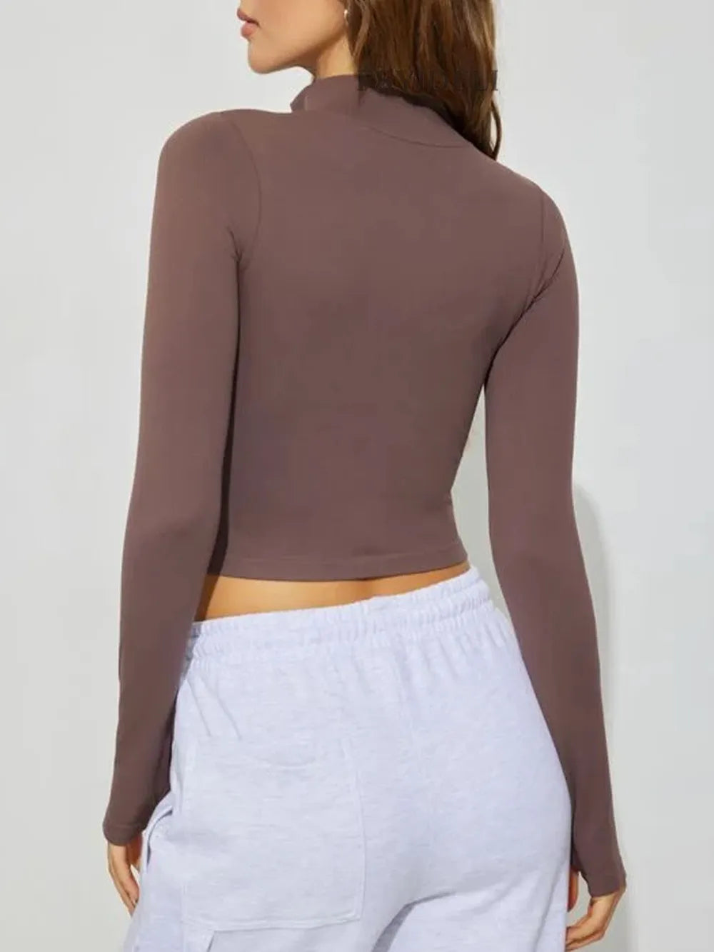 Zip Up Long Sleeve Active Outerwear (2)