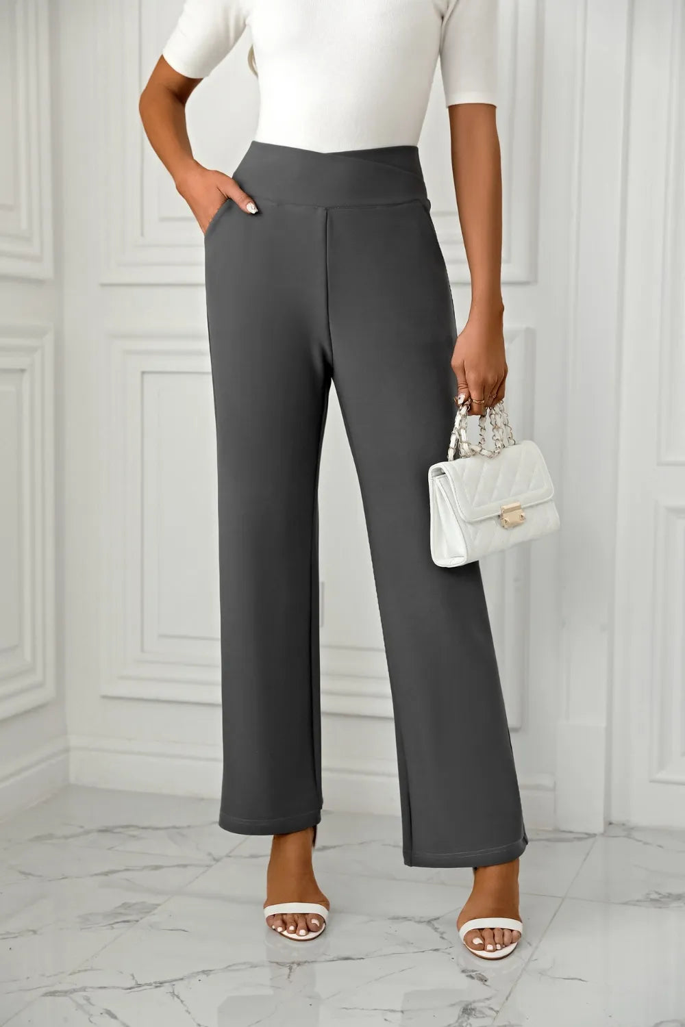 High Waist Straight Leg Pants (18)