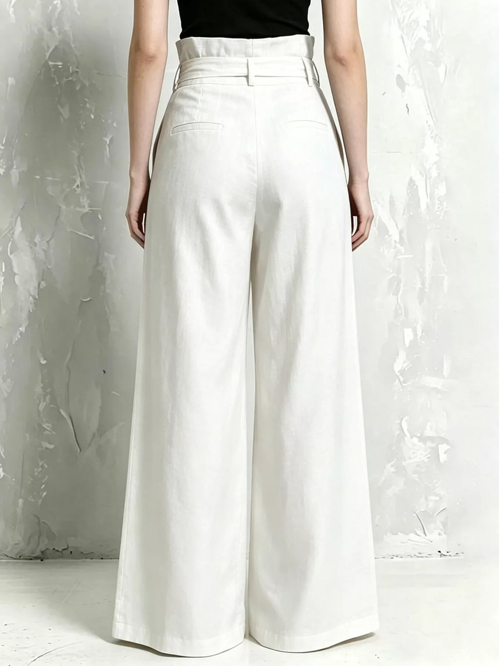 Full Size Wide-leg Paperbag Waist Pants Plus (10)