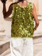 Sequin Round Neck Tank (13)