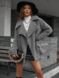 Zip-up Collared Teddy Jacket