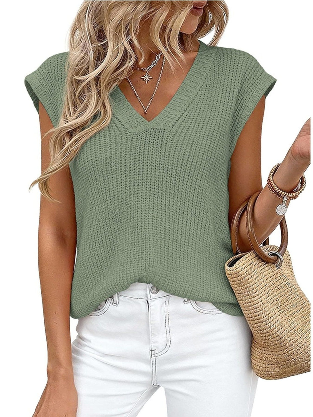 V-neck Sweater Vest (20)