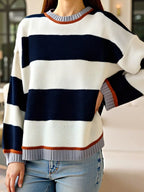 Block Round Neck Sweater (6)