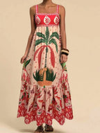 Tropical Print Maxi Cami Dress (6)